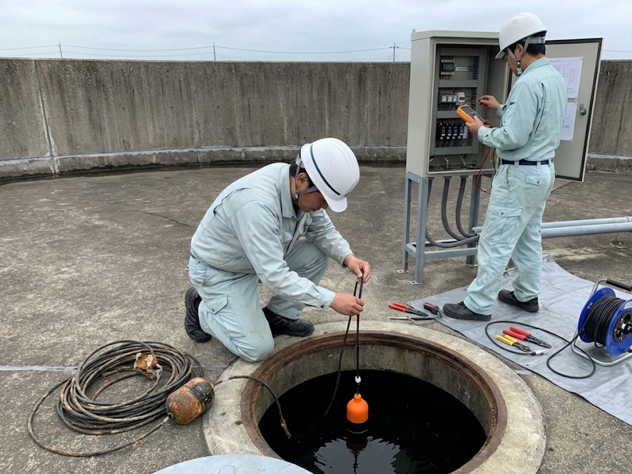 フロートスイッチ等のレベル制御