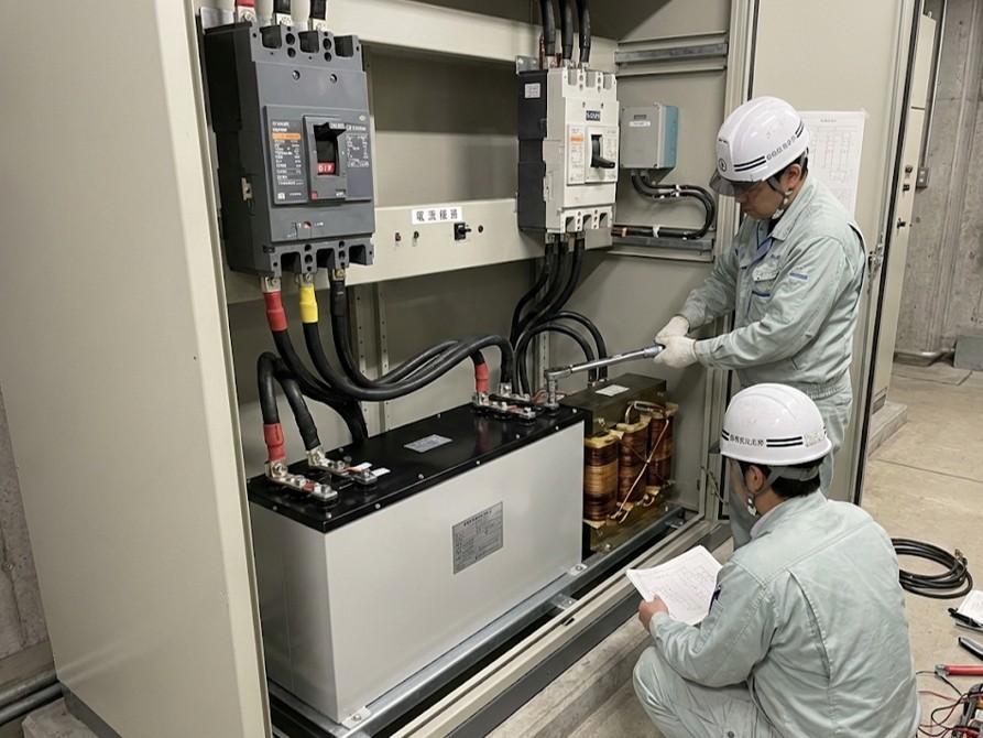 進相用コンデンサ工事